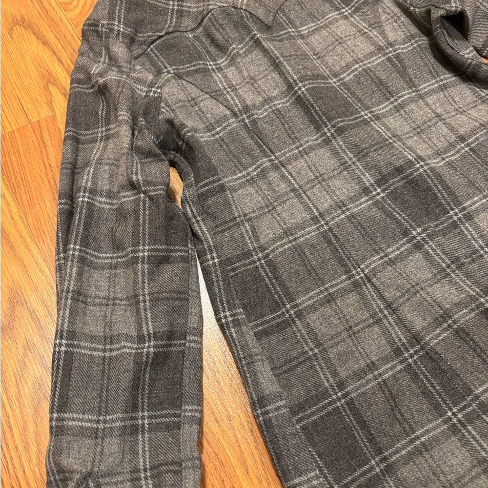 Pendleton Brown and Gray Plaid Wool Shirt Jacket - size S - Picture 10 of 12